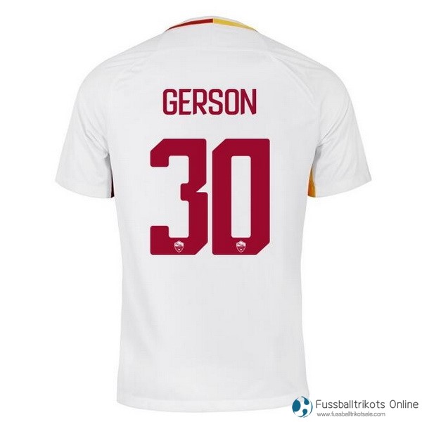 AS Roma Trikot Auswarts Gerson 2017-18 Fussballtrikots Günstig
